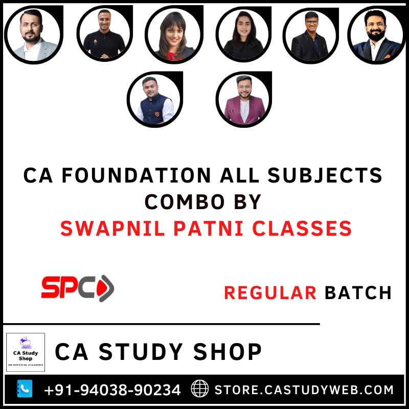 CA Foundation All Subjects Combo by Swapnil Patni Classes