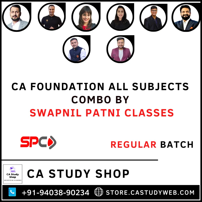 CA Foundation All Subjects Combo by Swapnil Patni Classes