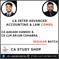 CA Aakash Kandoi CS Arjun Chhabra Adv Acc Law Combo