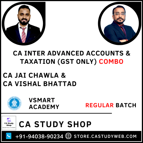 CA Jai Chawla CA Vishal Bhattad Advanced Accounts GST Combo