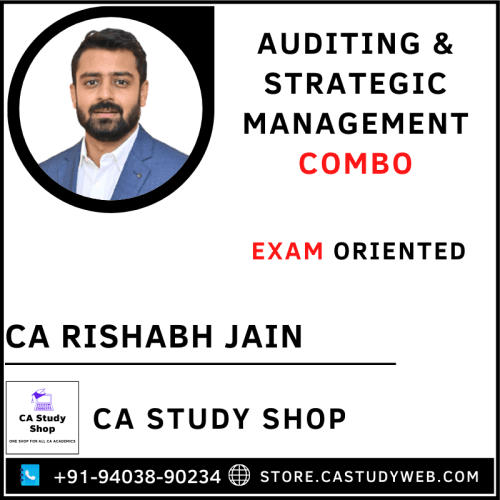 CA Inter Auditing SM Fastrack Combo by CA Rishabh Jain