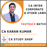 CA Karan Kumar Inter Law Fastrack Batch
