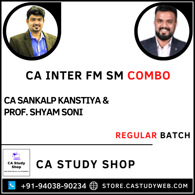 Inter FM SM Combo by CA Sankalp Kanstiya Prof. Shyam Soni