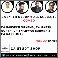 CA Inter Group I Combo by CA Parveen Sharma CA Harsh Gupta CA Bhanwar Borana CA Raj Kumar