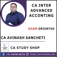 CA Avinash Sancheti CA Inter Advanced Accounts Fastrack