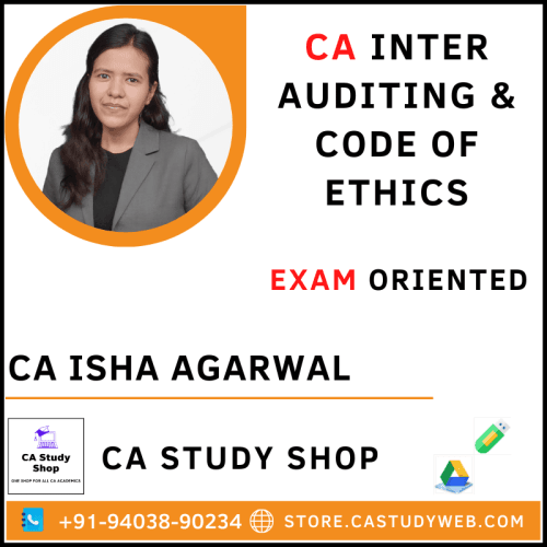 CA Isha Agarwal CA Inter Auditing Fastrack