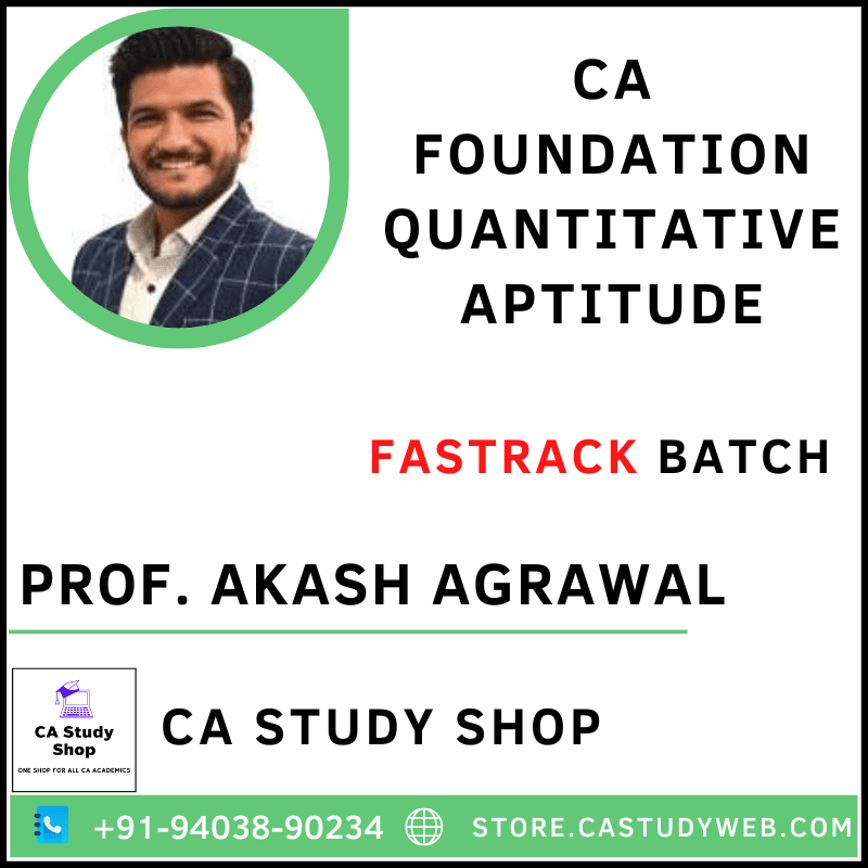 Prof. Akash Agrawal Foundation QA Fastrack Batch