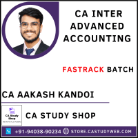 CA Aakash kandoi Inter Advanced Accounts Fastrack