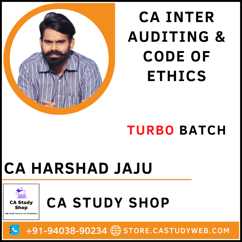 CA Harshad Jaju Inter Audit Turbo Batch