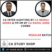 CA Inter Group II Auditing FM SM Combo by CA Neeraj Arora CA Rahul Garg