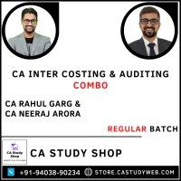 CA Inter Group II Costing Auditing Combo by CA Rahul Garg CA Neeraj Arora