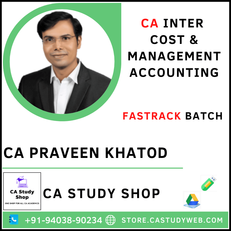 CA Praveen Khatod Inter Costing Fastrack