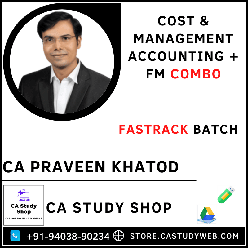 Costing FM Fastrack Batch Combo by CA Praveen Khatod