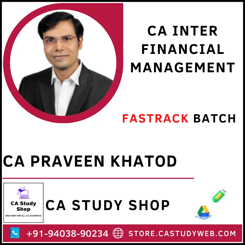 CA Inter FM Fastrack by CA Praveen Khatod
