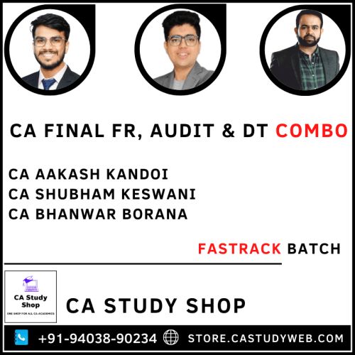 CA Final FR Audit DT Exam Oriented Combo by CA Aakash Kandoi CA Shubham ...