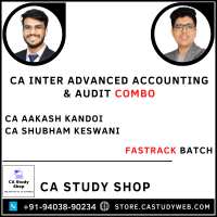 CA Inter Adv Acc Audit Fastrack Batch Combo by CA Aakash Kandoi CA Shubham Keswani