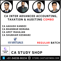 CA Inter Adv Acc Taxation Auditing Regular Batch Combo by BB Virtuals Faculty