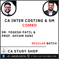 Dr. Yogesh Patil Prof. Shyam Soni CA Inter Costing SM Combo