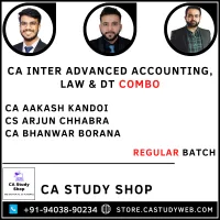 CA Inter Adv Acc Law DT Regular Batch Combo by BB Virtuals Faculty