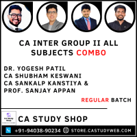 Dr. Yogesh Patil CA Shubham Keswani CA Sankalp Kanstiya Prof. Sanjay Appan CA Inter Group II All Subjects Combo
