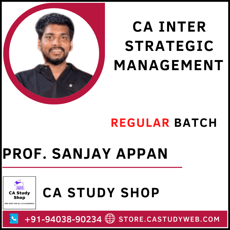 Prof. Sanjay Appan Inter SM Full Course