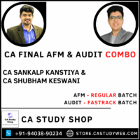 AFM Regular Audit Fastrack Batch Combo by CA Sankalp Kanstiya CA Shubham Keswani