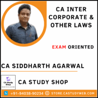 CA Siddharth Agarwal Inter Law Exam Oriented