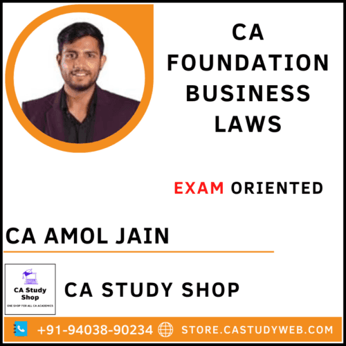 CA Amol Jain Foundation Law Exam Oriented Batch