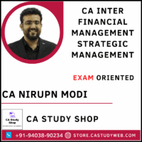 CA Nirupn Modi Inter FM SM Exam Oriented Batch