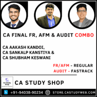 FR AFM Regular Audit Fastrack Batch Combo by CA Aakash Kandoi CA Sankalp Kanstiya CA Shubham Keswani
