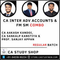 CA Aakash Kandoi CA Sankalp Kanstiya Prof. Sanjay Appan CA Inter Adv Acc FM SM Combo