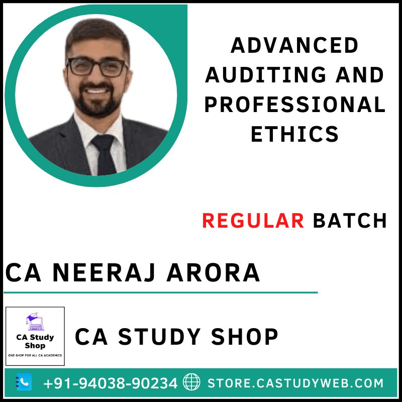 CA Study Shop Homepage 38 CA Neeraj Arora CA Final Auditing Full Course