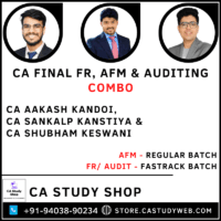 FR Audit Fastrack and AFM Regular Batch Combo by CA Aakash Kandoi CA Sankalp Kanstiya CA Shubham Keswani