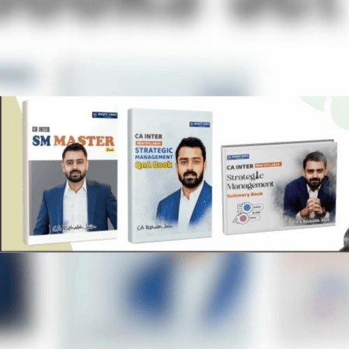 CA Inter SM Book Set by CA Rishabh Jain