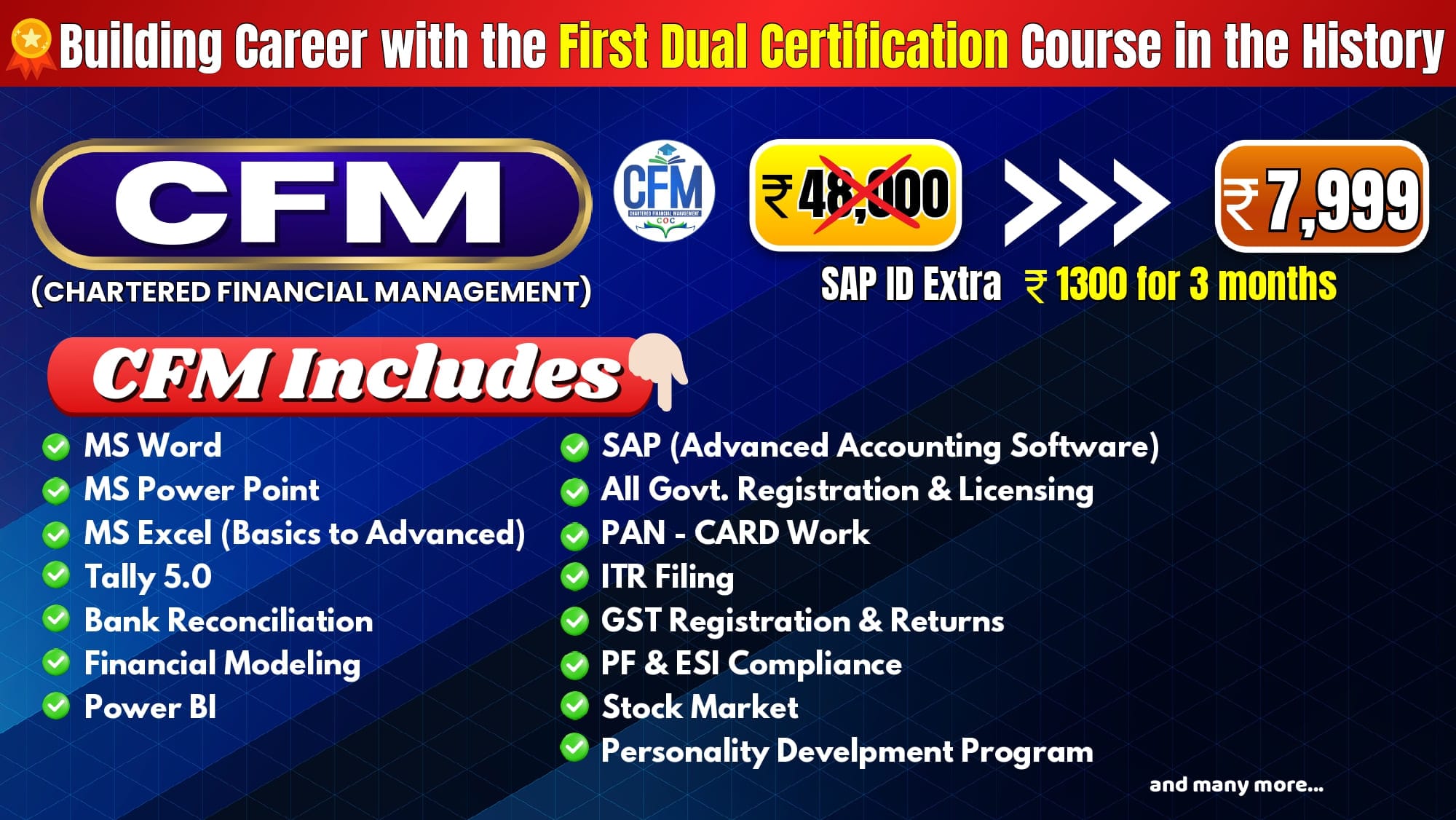 CFM Course Price and Details