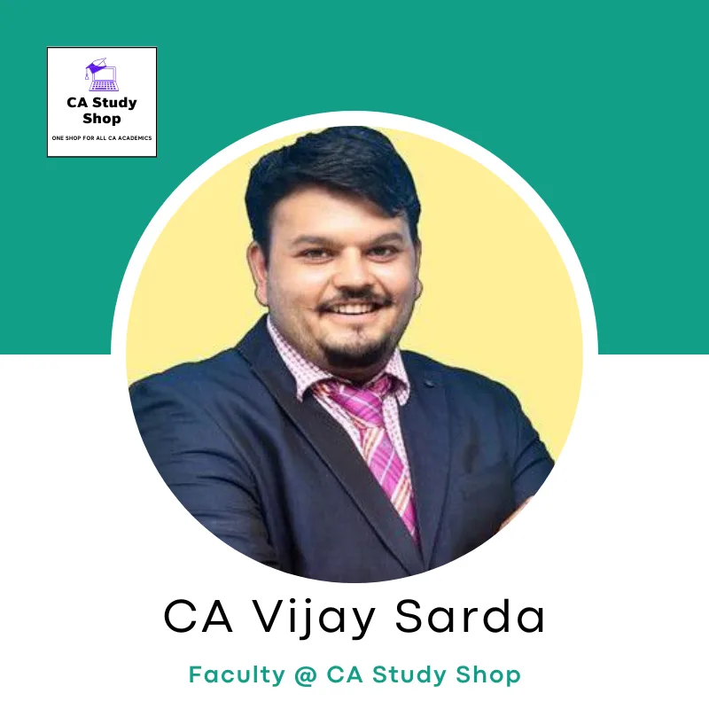 CA Final Direct Tax Best Faculty In 2026 2 CA Final Direct Tax Classes Best Faculty - CA Vijay Sarda