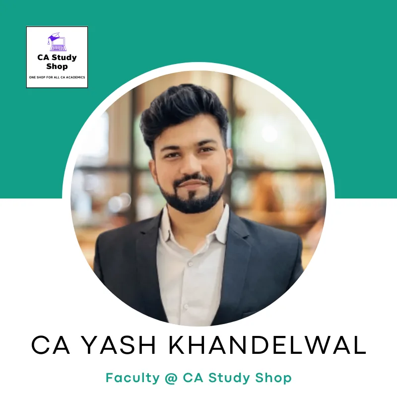 CA Final Direct Tax Best Faculty In 2026 5 CA Final Direct Tax Classes Best Faculty - CA Yash Khandelwal