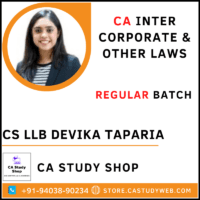 CA Inter Law by CS LLB Devika Taparia