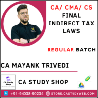 CA Mayank Trivedi CA Final IDT Full Course