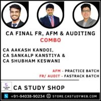FR Audit Fastrack and AFM Practice Batch Combo by CA Aakash Kandoi CA Sankalp Kanstiya CA Shubham Keswani