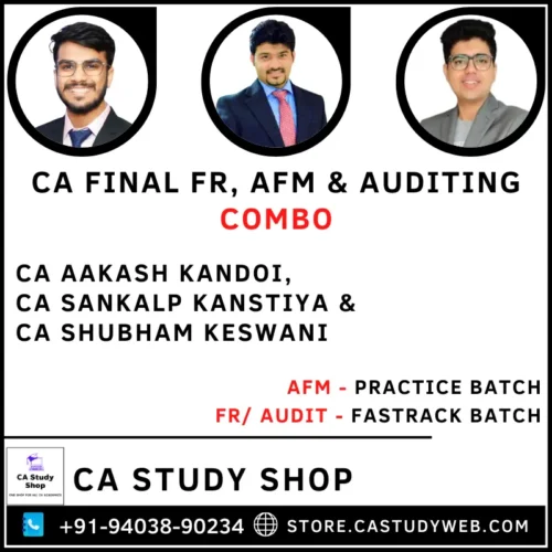 FR Audit Fastrack and AFM Practice Batch Combo by CA Aakash Kandoi CA ...