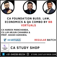 CA Foundation Buss Law Economics QA Regular Batch Combo by BB Virtuals