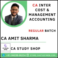 CA Amit Sharma Inter Cost and Management Accounting Full Course