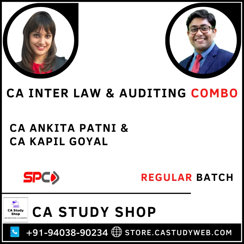 CA Ankita Patni CA Kapil Goyal CA Inter Law Audit Combo