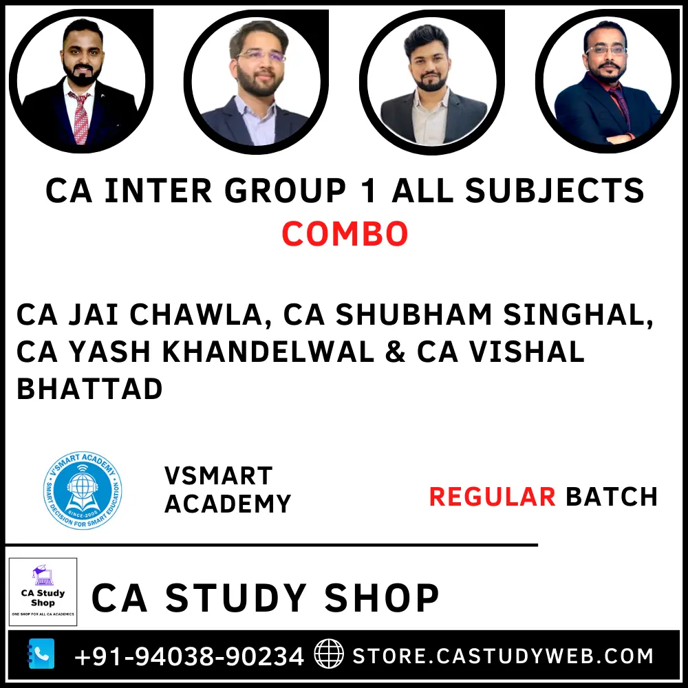 Inter Group I Combo by VSmart Academy DT by CA Yash Khandelwal