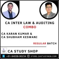 CA Karan Kumar CA Shubham Keswani CA Inter Law Auditing Combo