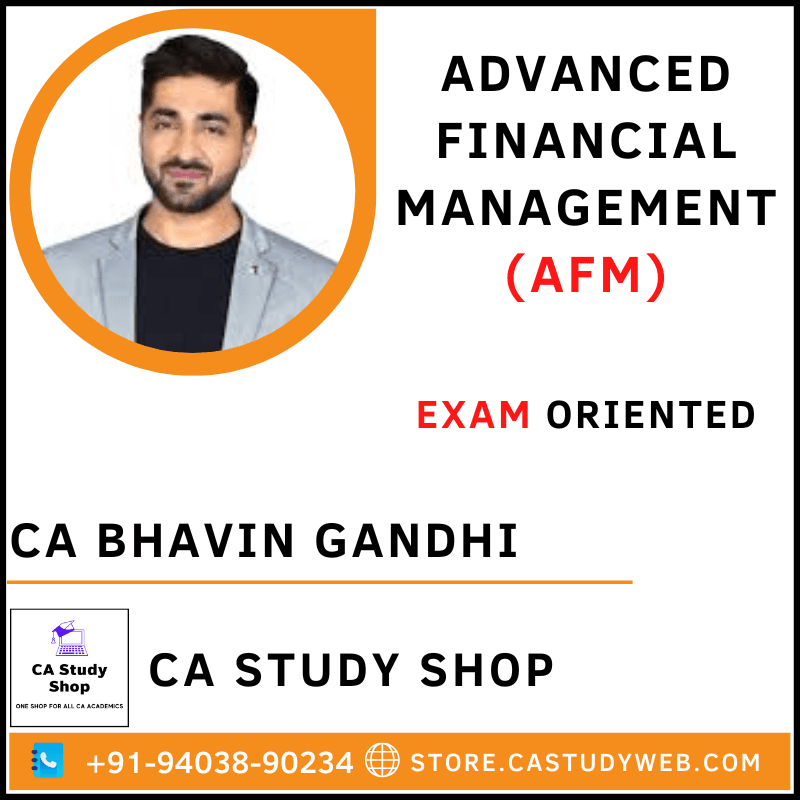 CA Bhavin Gandhi CA Final AFM Fastrack Batch