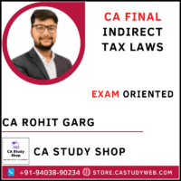 CA Rohit Garg CA Final IDT Fastrack Batch