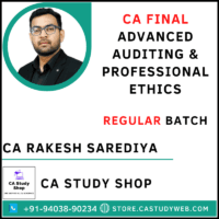 CA Rakesh Sarediya CA Final Audit Full Course