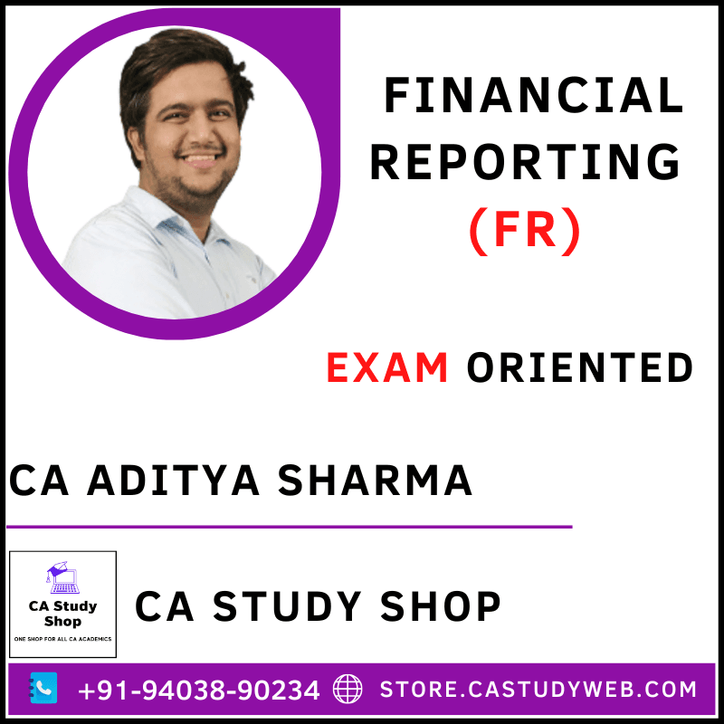 CA Aditya Sharma CA Final FR Fastrack Batch